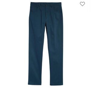 SANTORELLI Luigi Stretch Pants Sz 42x34 5 pocket Flat front Teal